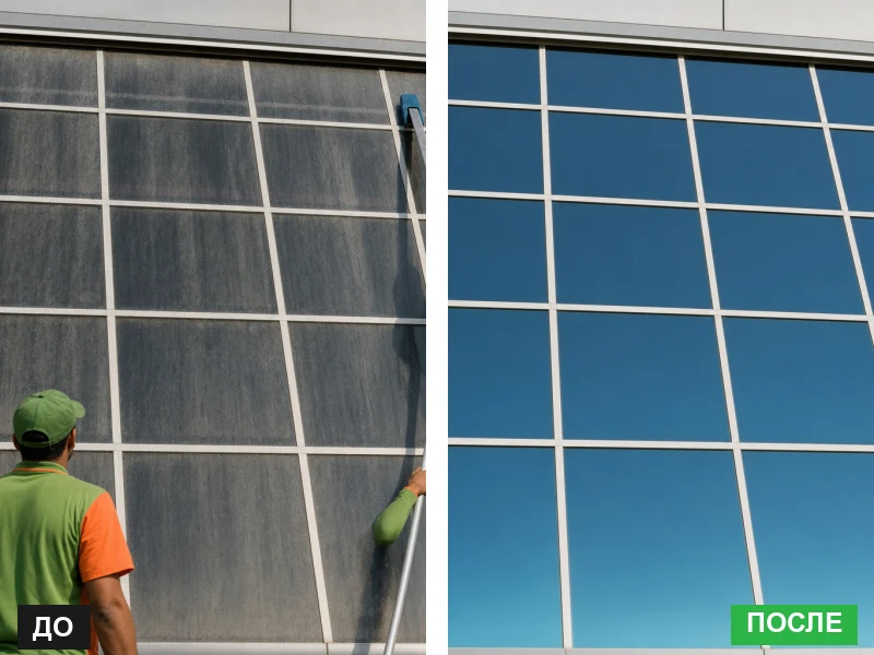 Curățarea fațadei ventilate