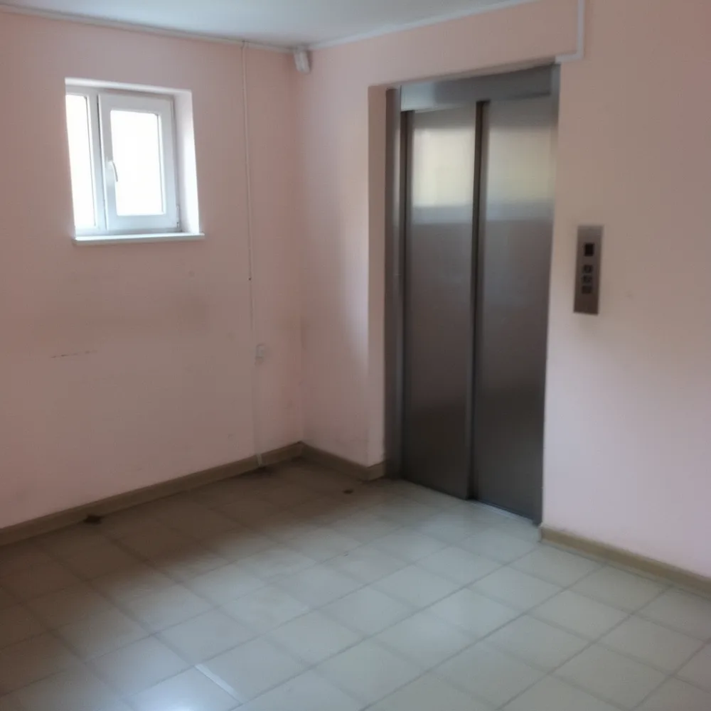 Holul liftului și cabina - după curățenie