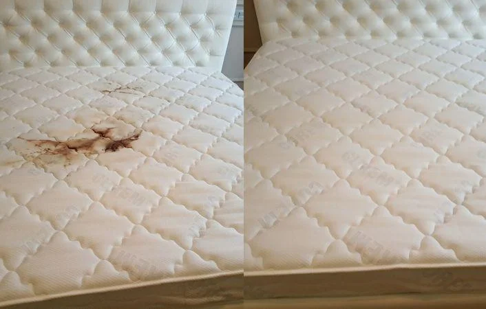 Îndepărtarea petelor de pe salteaua cu două locuri