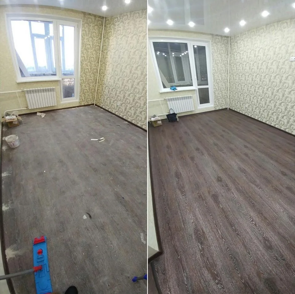 Curățenie urgentă a apartamentului — bucătăria după plecarea echipei