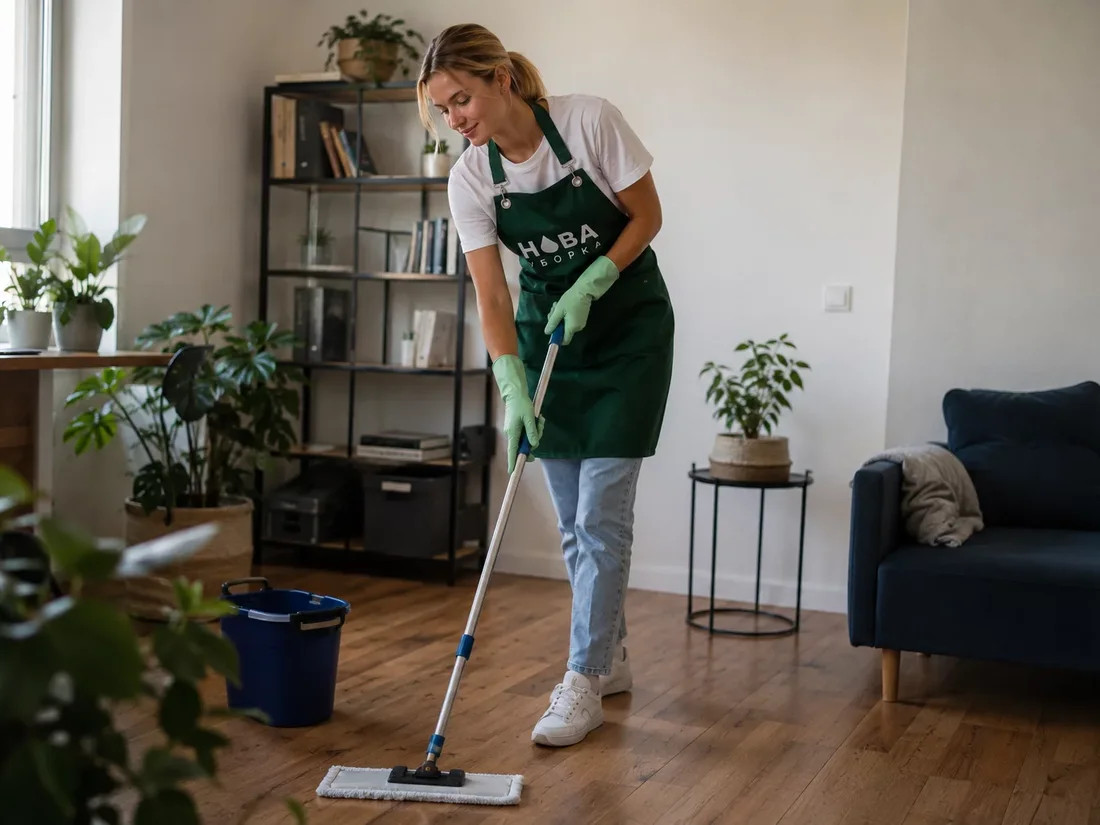 Curățătorul NovaClean spală podeaua la o deplasare urgentă