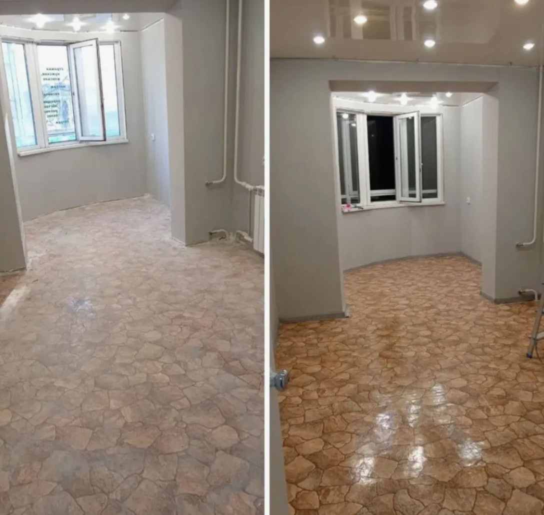 Curățenie profundă a unui apartament cu două camere