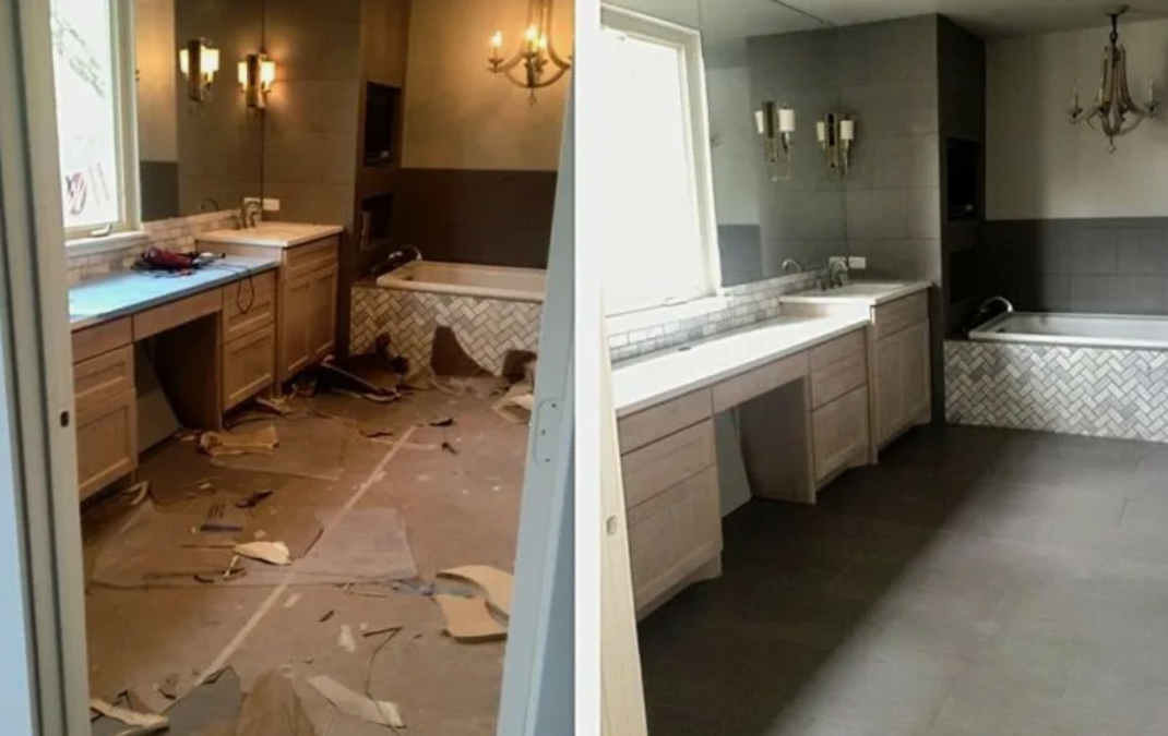 Curățare complexă apartament cu trei camere