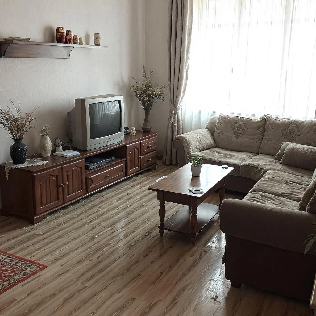 Curățenie generală apartament cu trei camere fără chimicale - înainte de curățenie