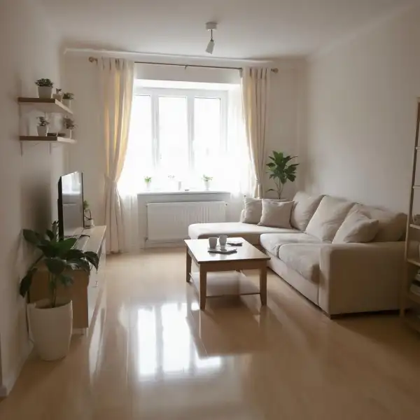 Casă tip townhouse după o perioadă de locuire intensă - după curățenie