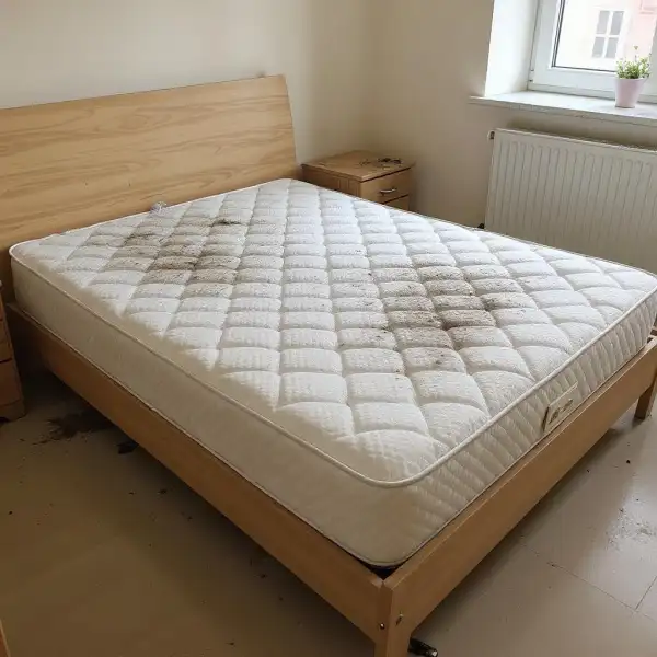 Saltea după animale de companie într-un apartament cu două camere - înainte de curățenie
