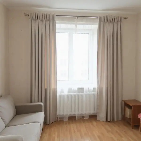 Curățarea draperiilor într-un apartament cu două camere - după curățenie