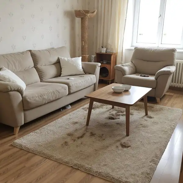 Curățenie după animale în apartament - înainte de curățenie
