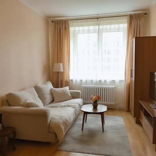 Curățare profundă a unui apartament cu o cameră cu animale de companie - după curățenie