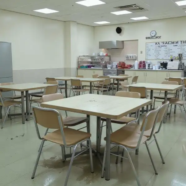 Curățare sanitară a cantinei - înainte de curățenie