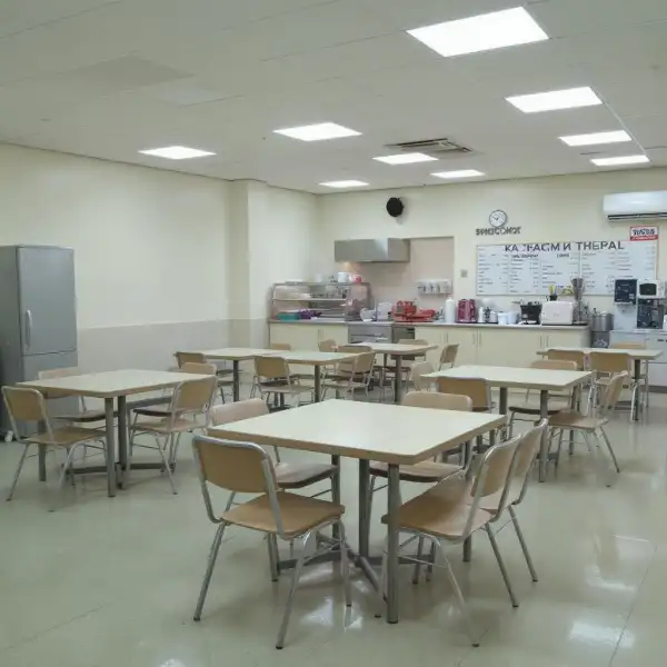 Curățare sanitară a cantinei - după curățenie