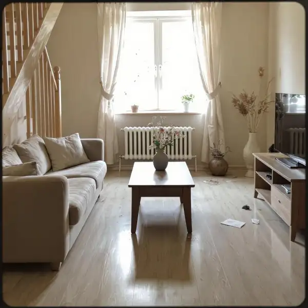 Punerea în ordine într-o casă cu două etaje - înainte de curățenie