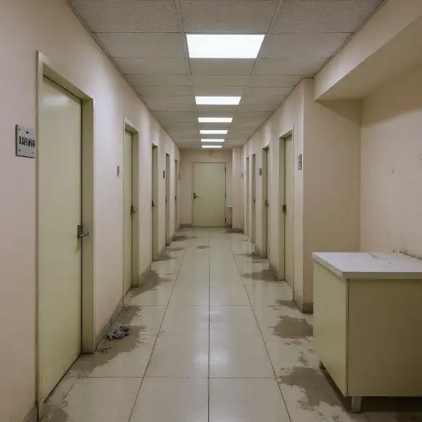 Centru de diagnostic cu mai multe cabinete - înainte de curățenie