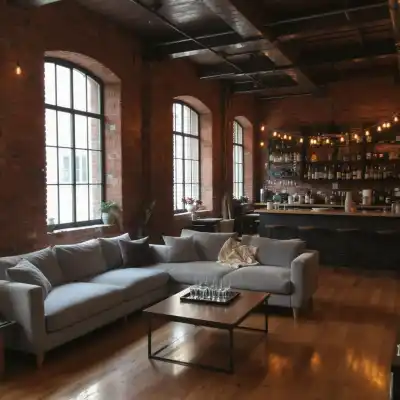 Curățenie de întreținere a unui loft pentru petrecere