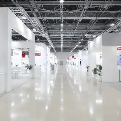 Curățenie post-eveniment a pavilionului expozițional - după curățenie