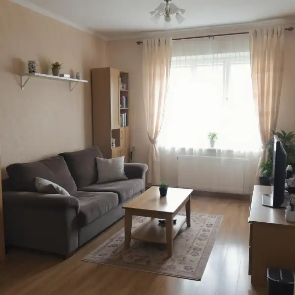 Apartament înainte de sosirea oaspeților - după curățenie