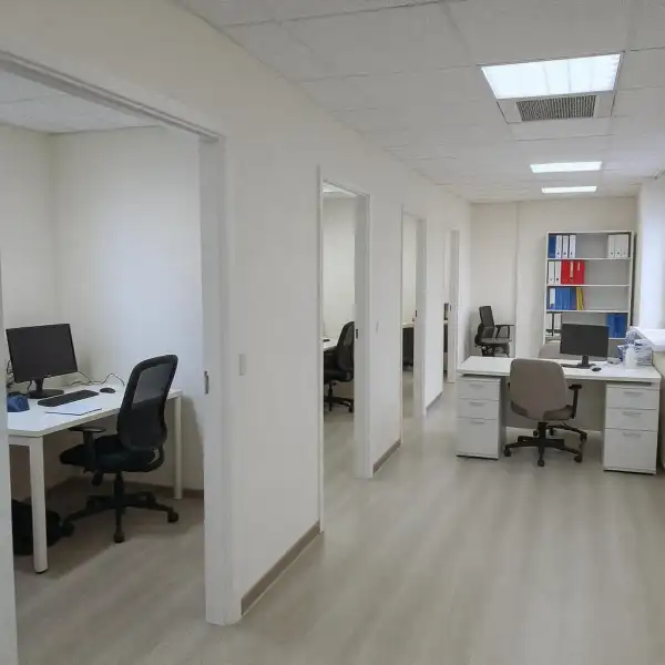 Restabilirea ordinii într-un birou cu cabinete - după curățenie