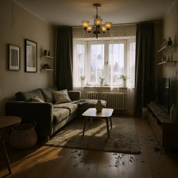 Curățenie generală într-un apartament cu trei camere - înainte de curățenie